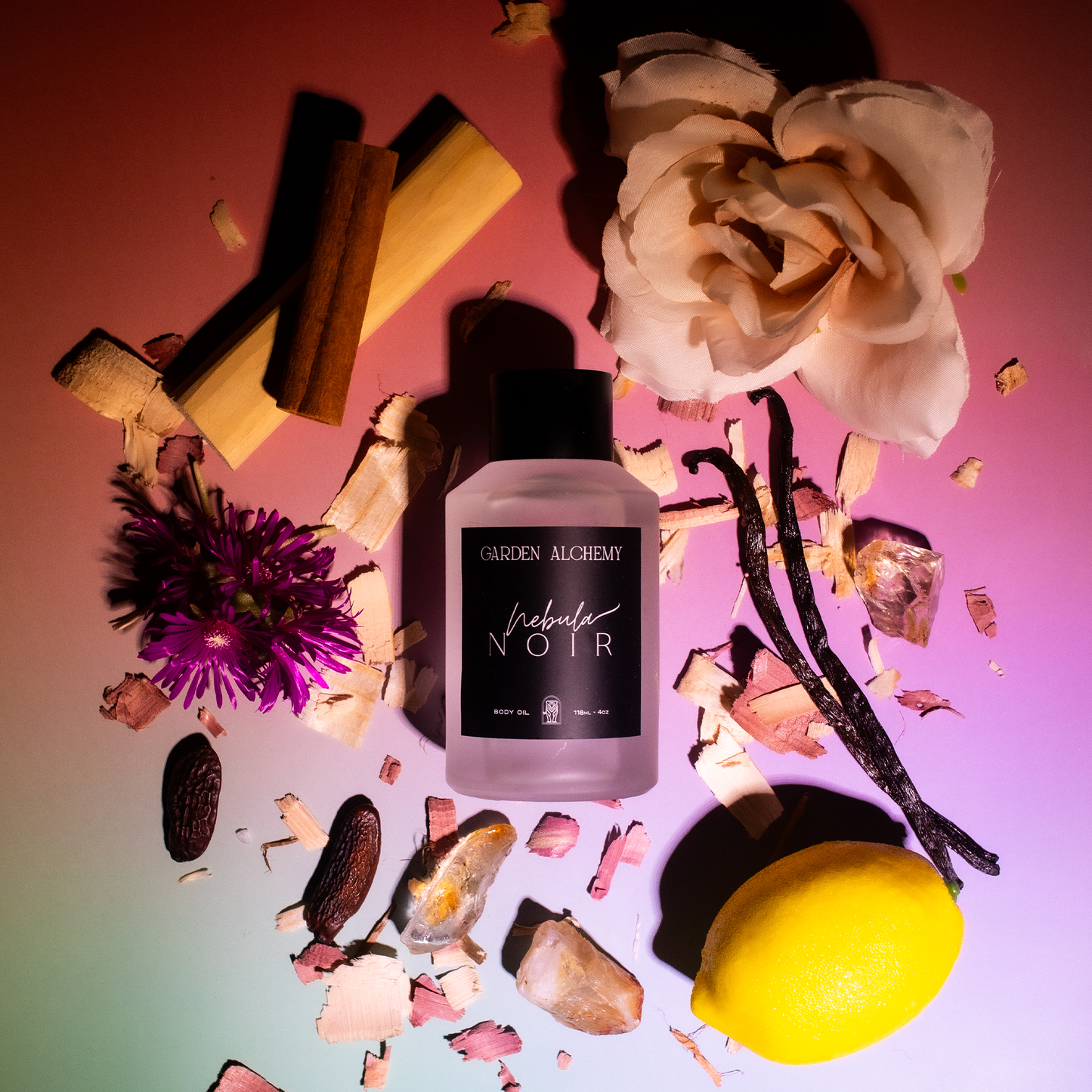 NEBULA NOIR BODY OIL (BLUSH & FLORAL)