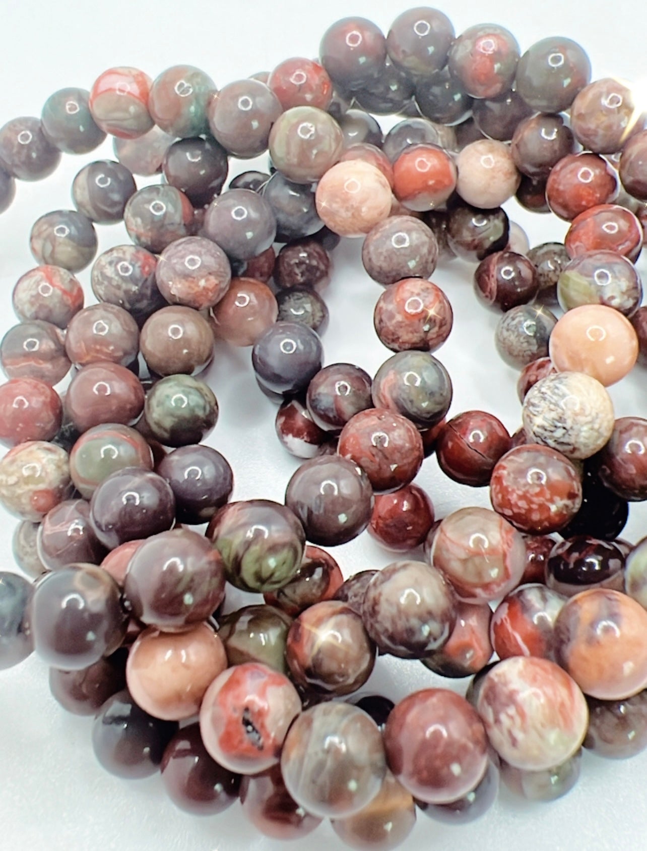 MONEY AGATE BRACELET- abundance, wealth, patience, healing anger & tension