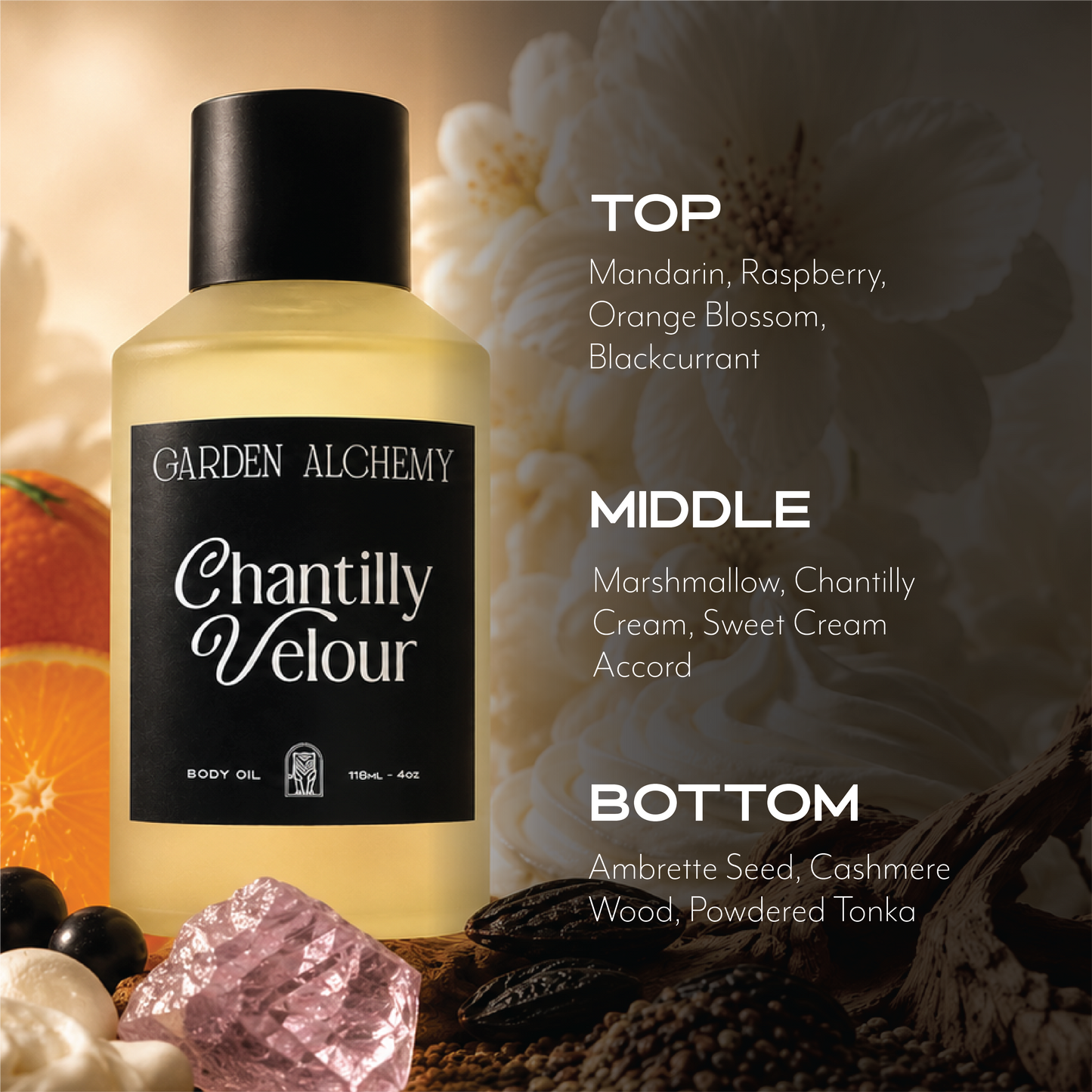 CHANTILLY VELOUR BODY OIL