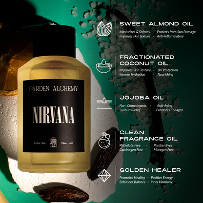 NIRVANA (SALT WATER VANILLA)BODY OIL (new)