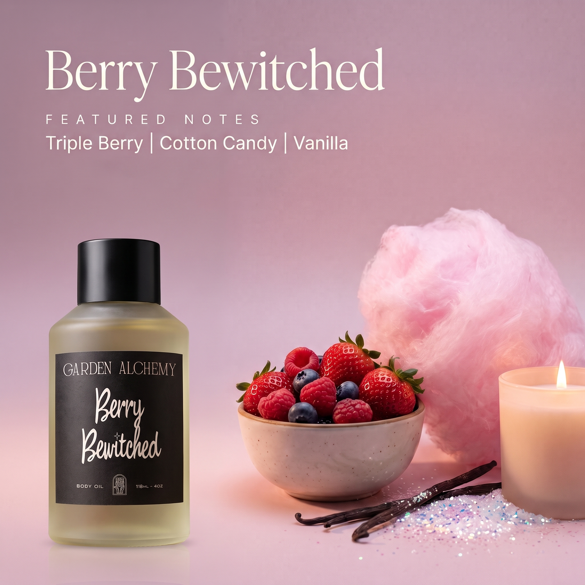 BERRY BEWITICHED BODY OIL 9/21