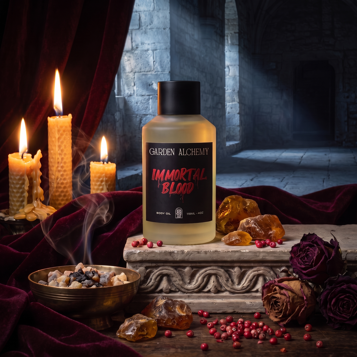 IMMORTAL BLOOD BODY OIL