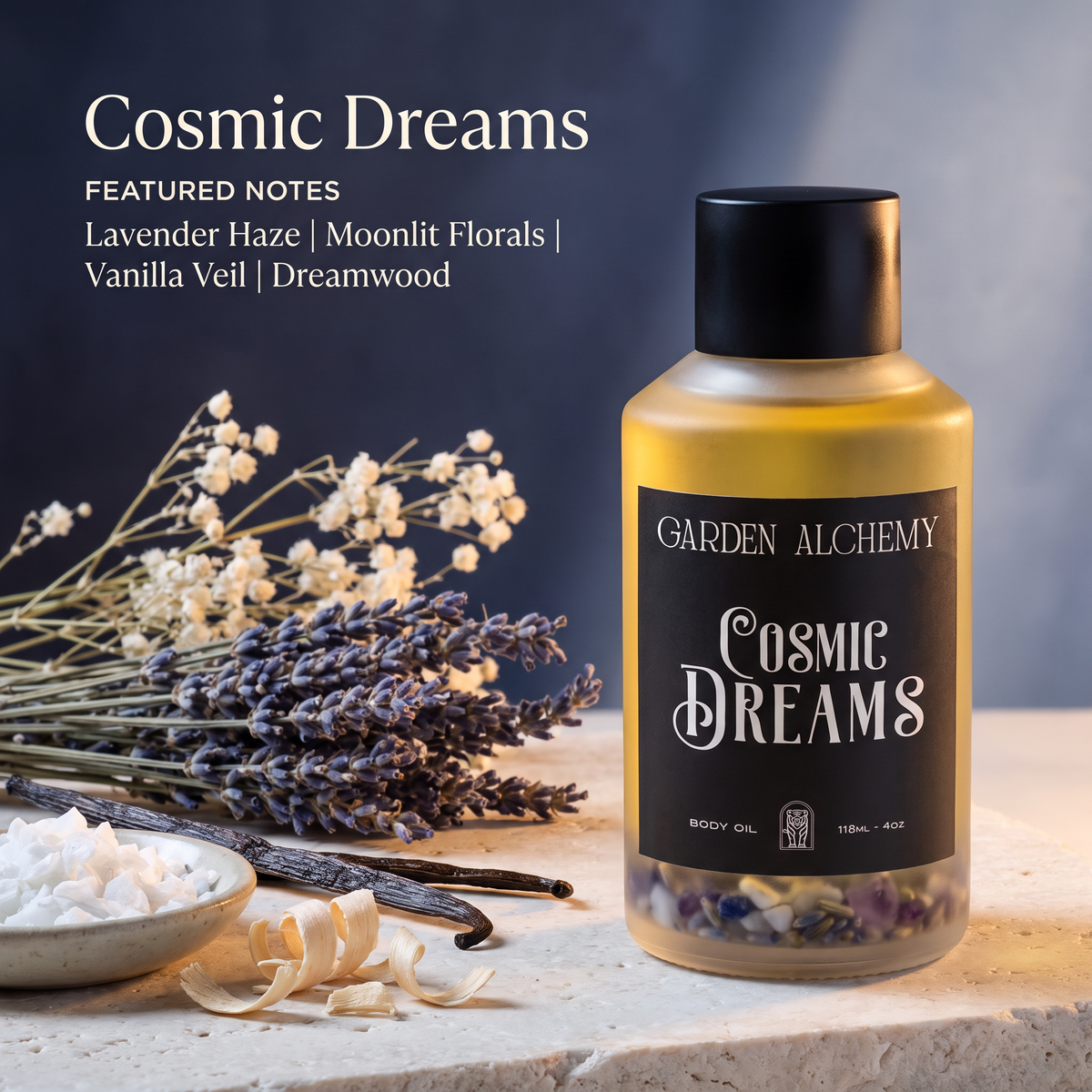 COSMIC DREAMS W/MAGNESIUM BODY OIL