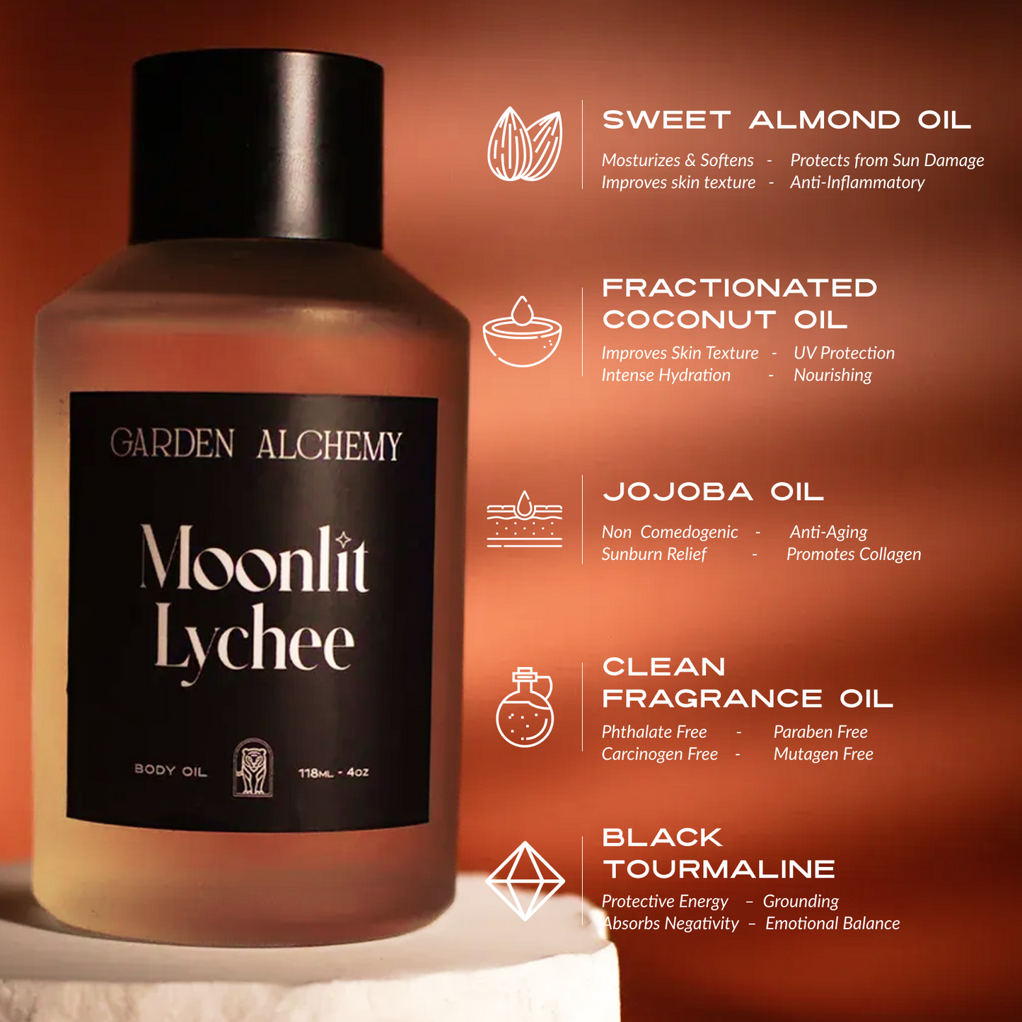 MOONLIT LYCHEE PERFUME BODY OIL