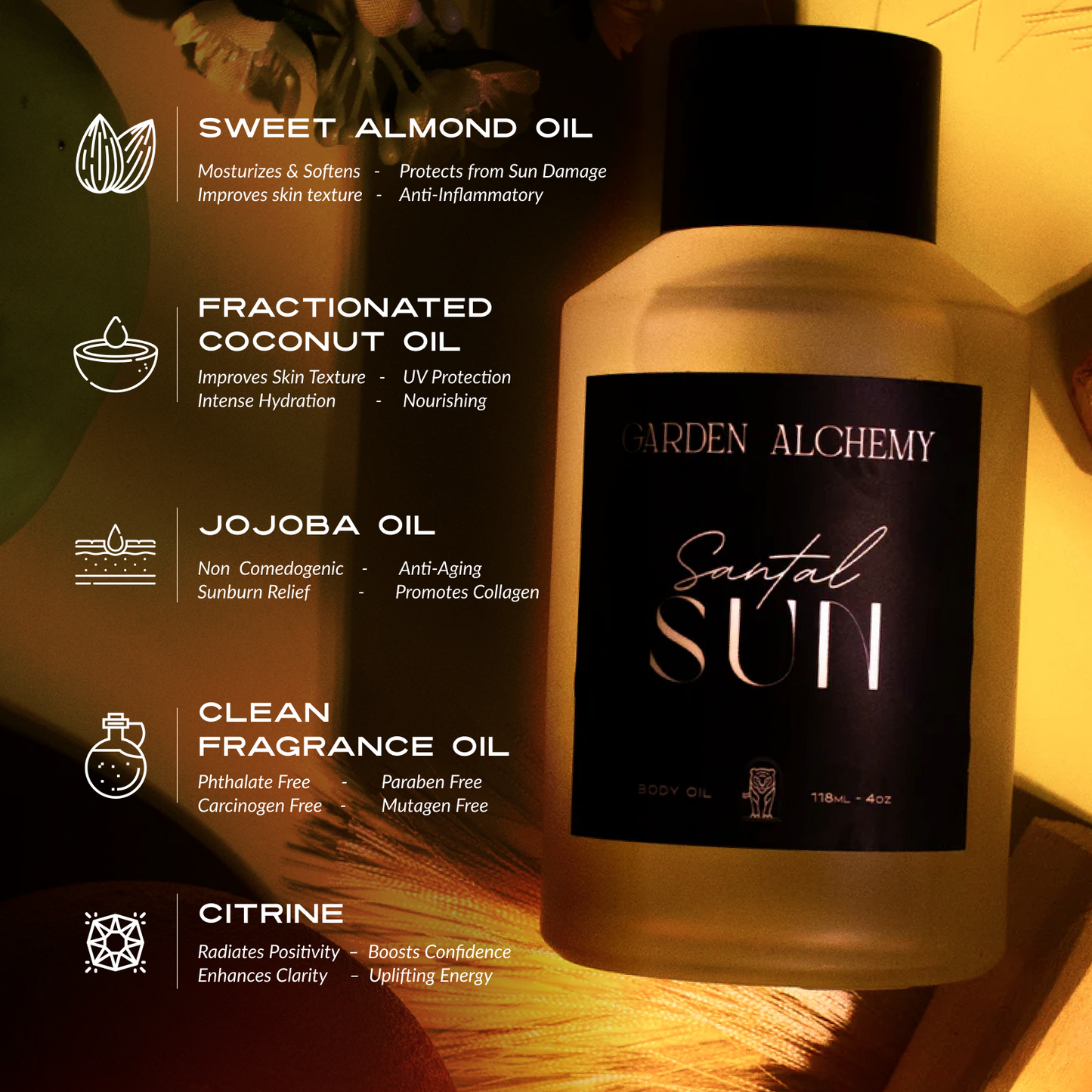 SANTAL SUN BODY OIL