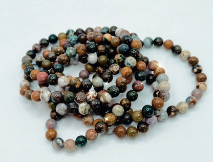 OCEAN JASPER BRACELET- relaxation, emotional healing, stress relief