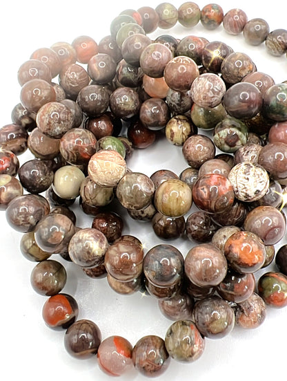 RAINFOREST JASPER BRACELET- self esteem, remove procrastination, manifest dreams